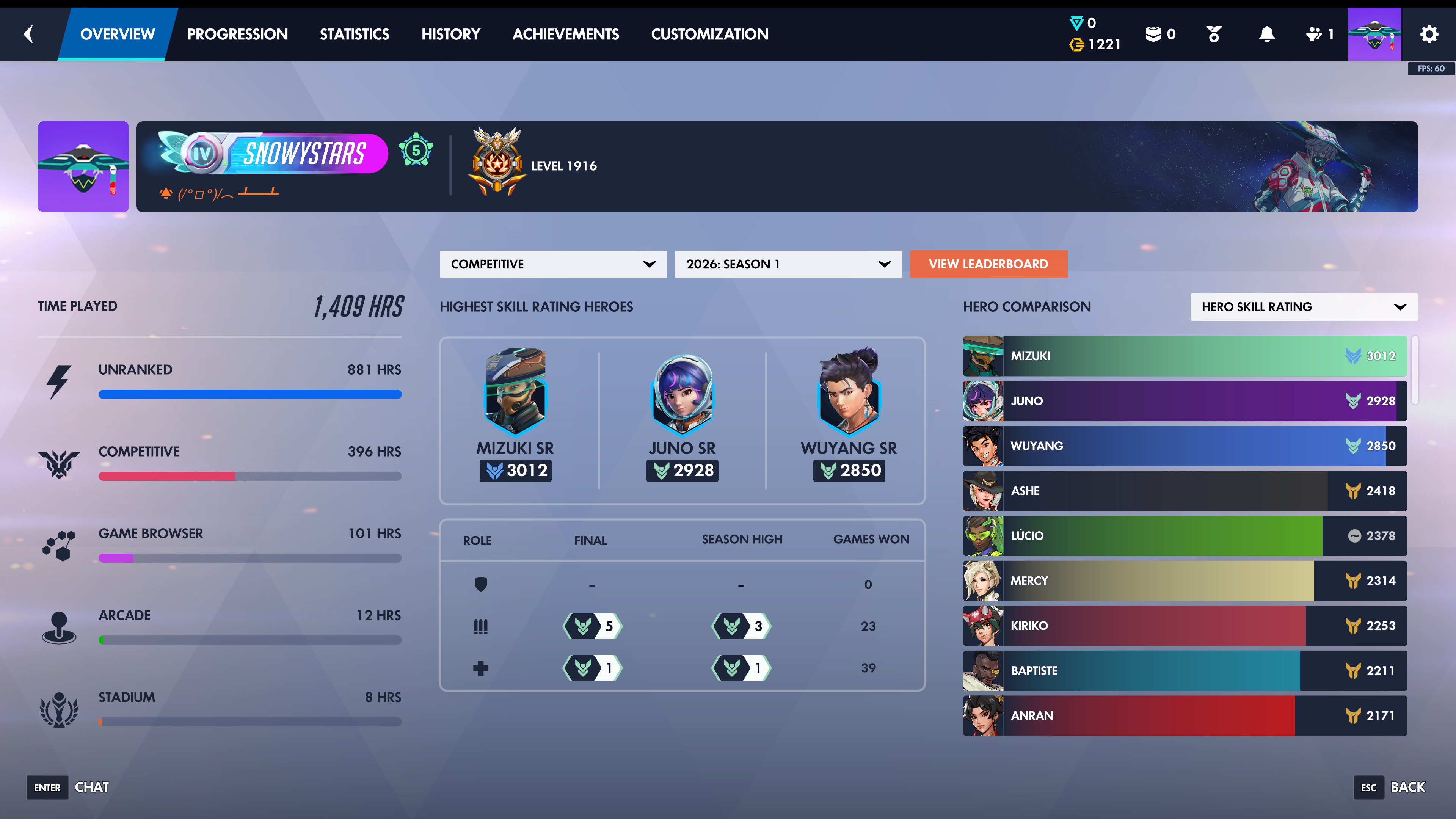 Snowystars season 1 screenshot